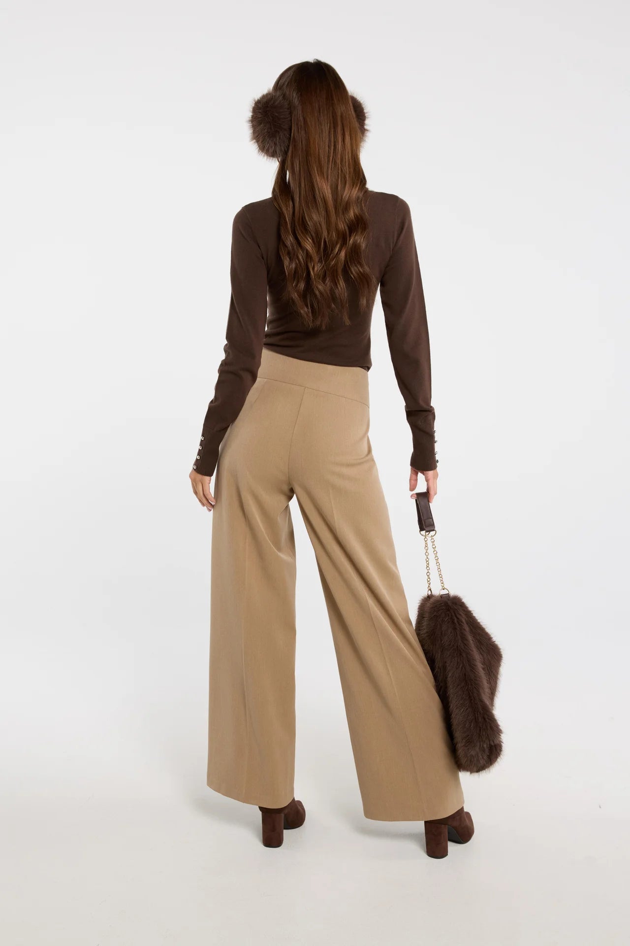 Pantalones de pierna ancha