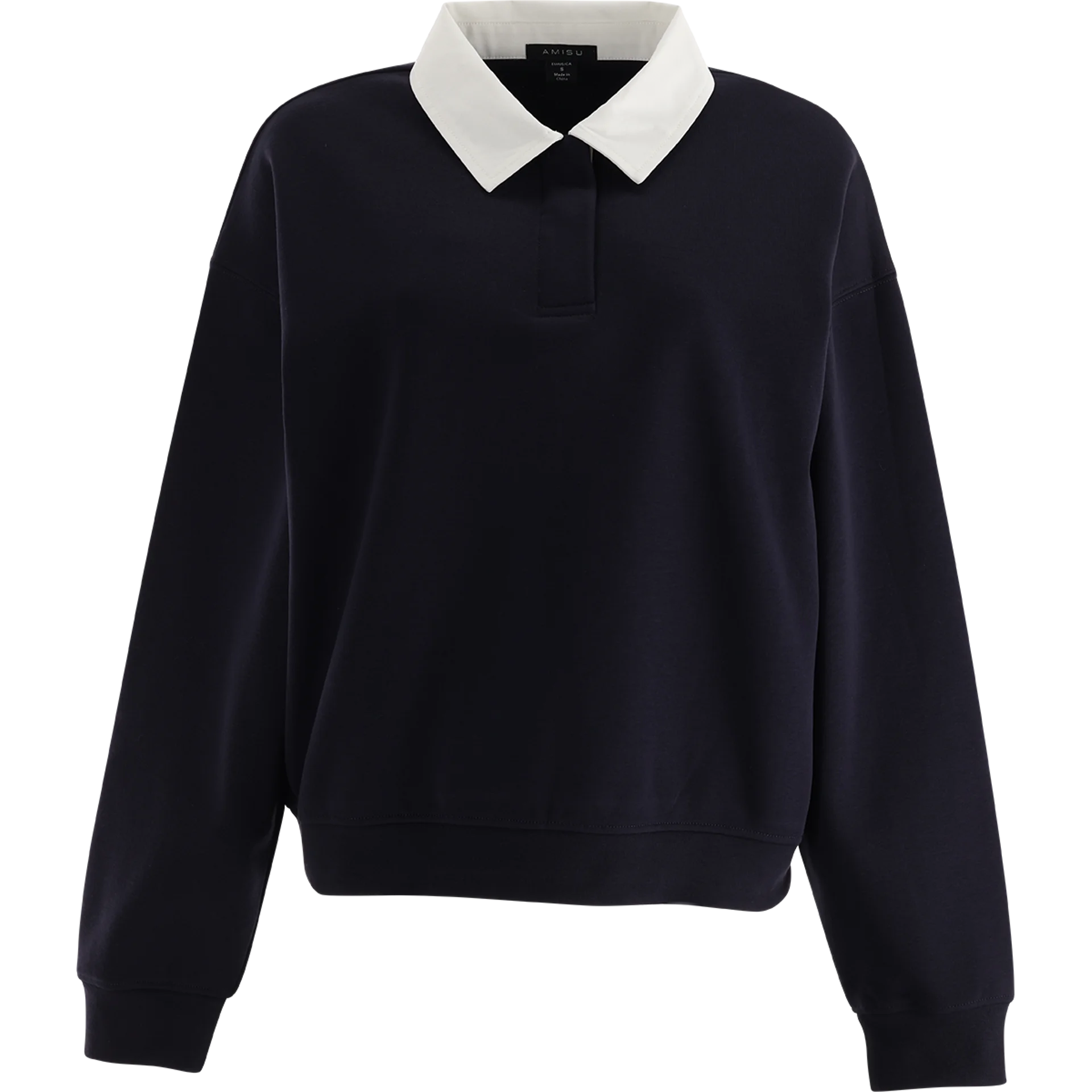 Sudadera con cuello de polo