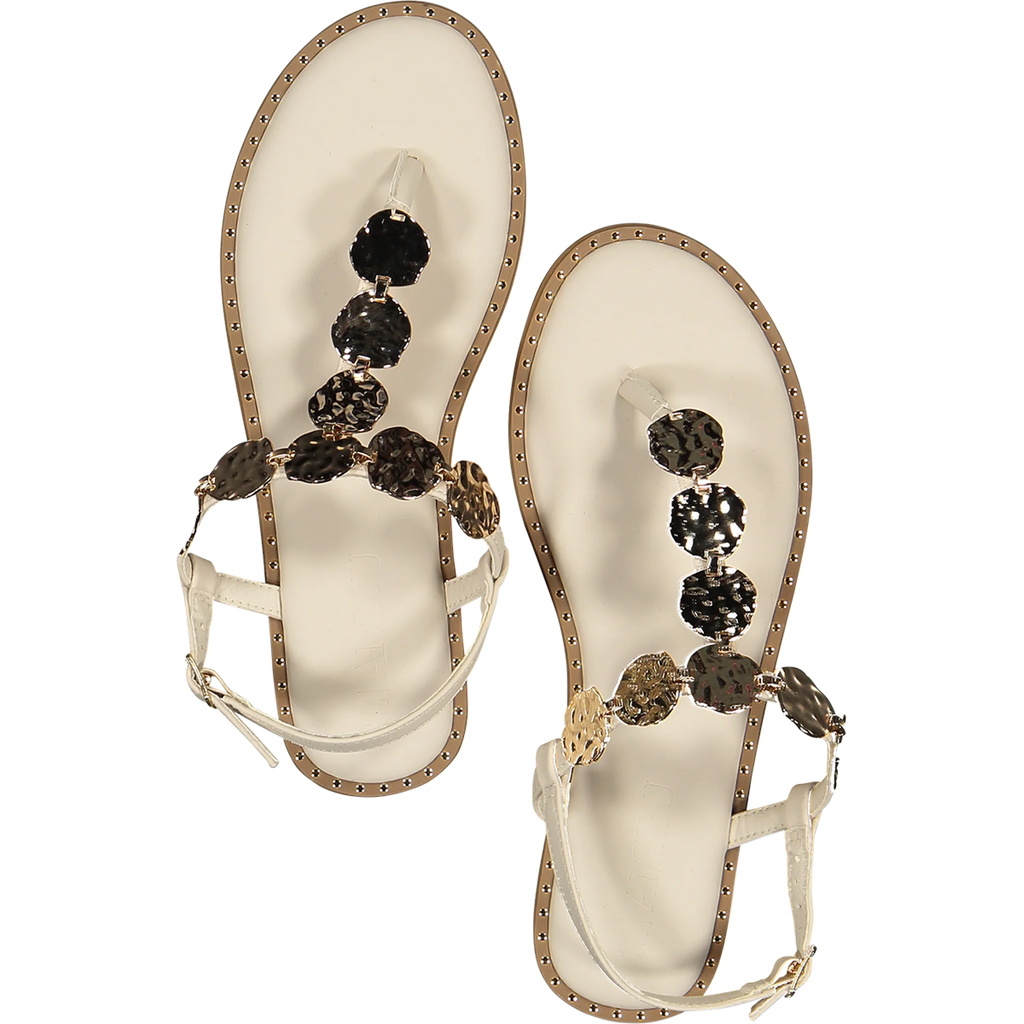 Sandalias blancas