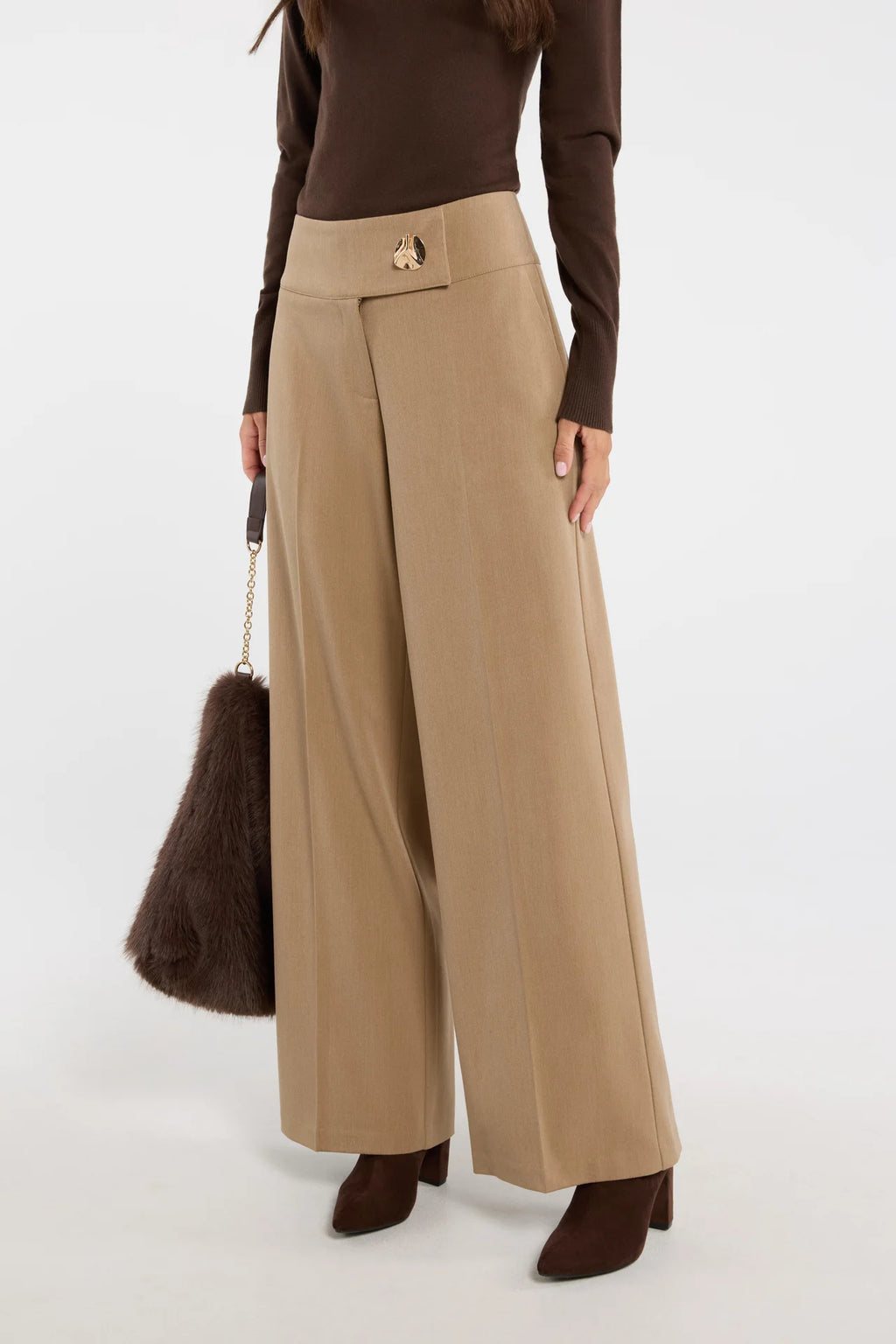 Pantalones de pierna ancha